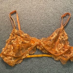 orange bralette